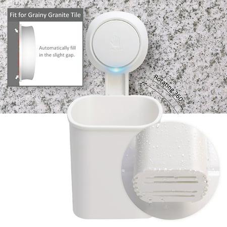 Taili Suction Cup Toothbrush Holder Drill-Free Wall Mounted Electric Toothbrush,